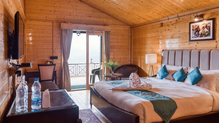 Yuhina cottage interior at Digantaa Mukteshwar